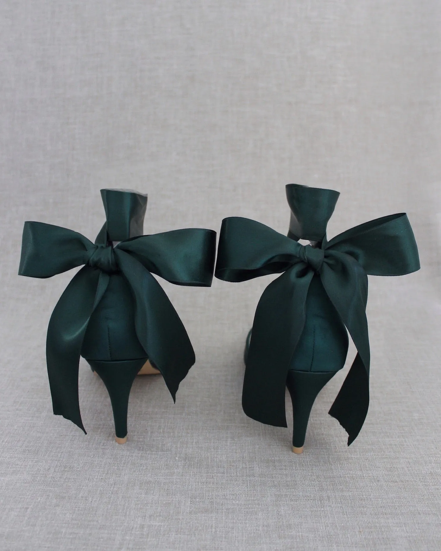 Evening Heels With Ankle Ribbon