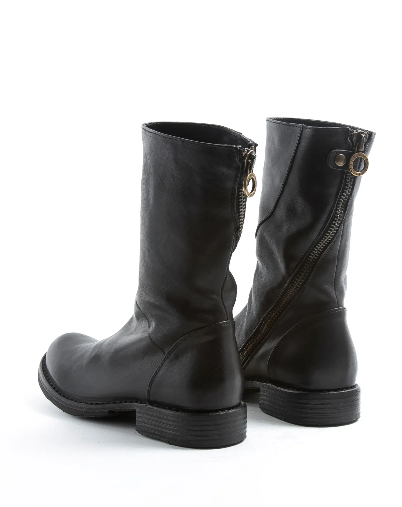 EZEE Black Leather Boots