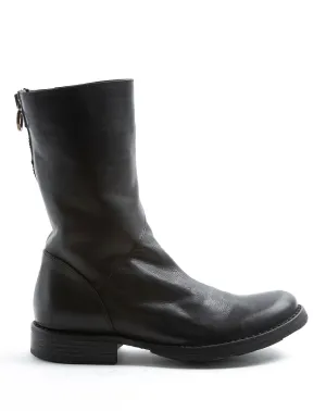 EZEE Black Leather Boots