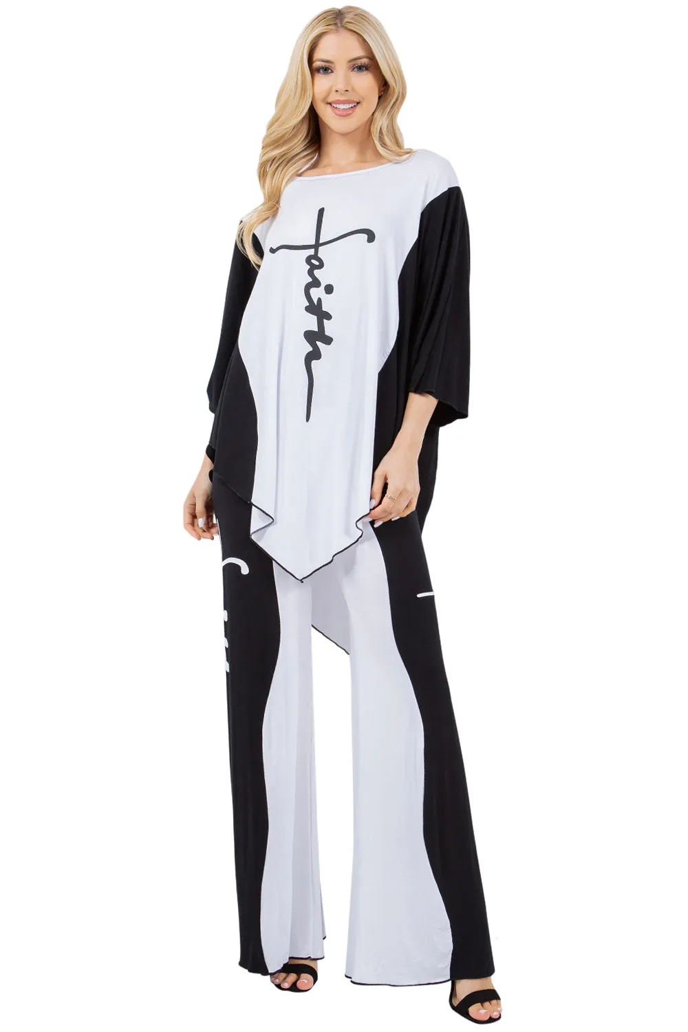 Faith & Blessed Palazzo Set