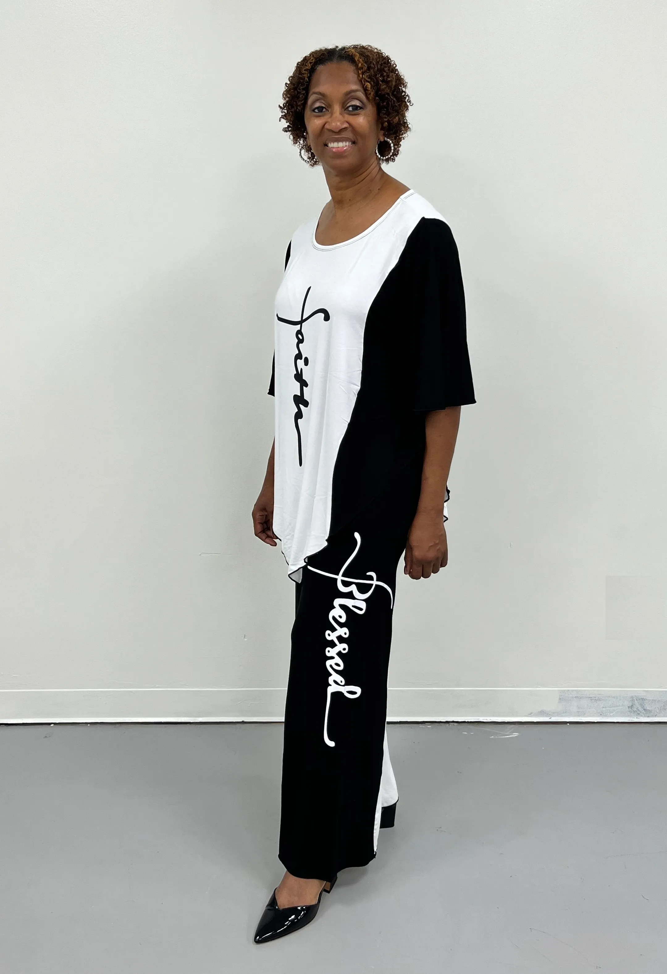 Faith & Blessed Palazzo Set