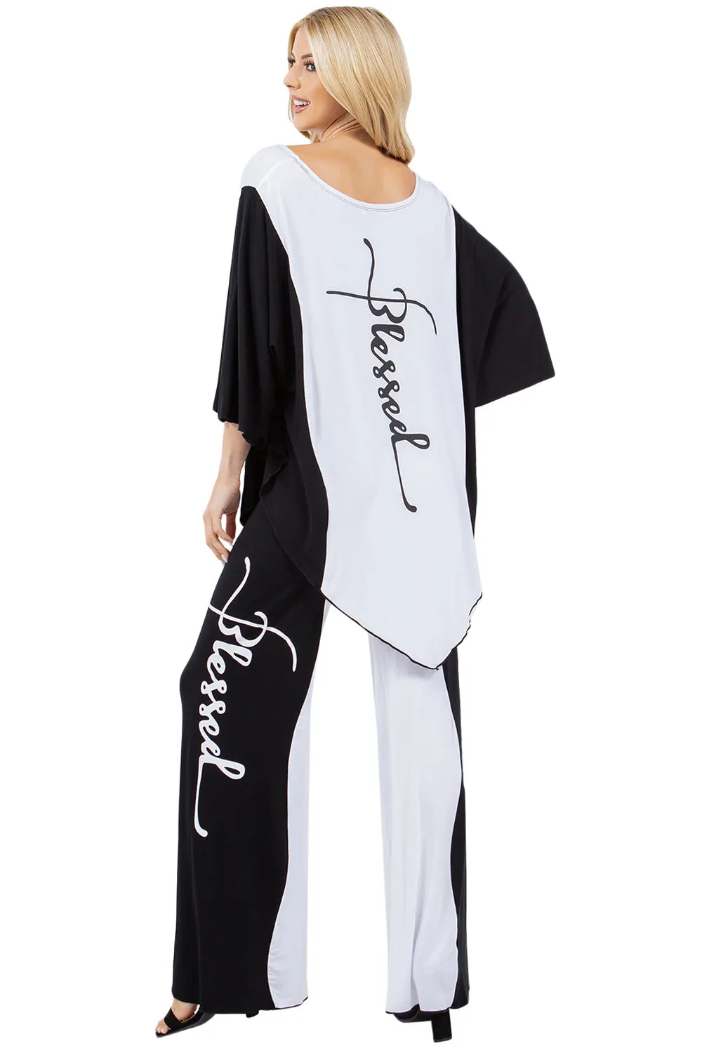 Faith & Blessed Palazzo Set