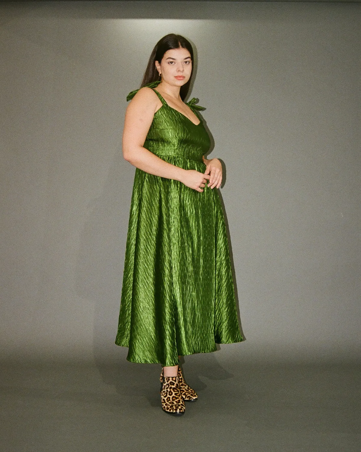 Fantastic Voyage | Tea Length Pleated Dress