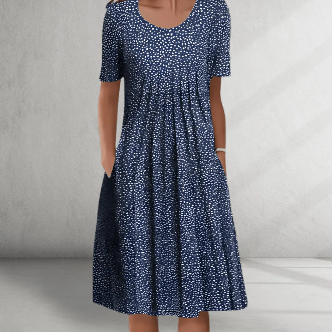 Floral Dress – Short Sleeves – Relaxed Everyday Fit