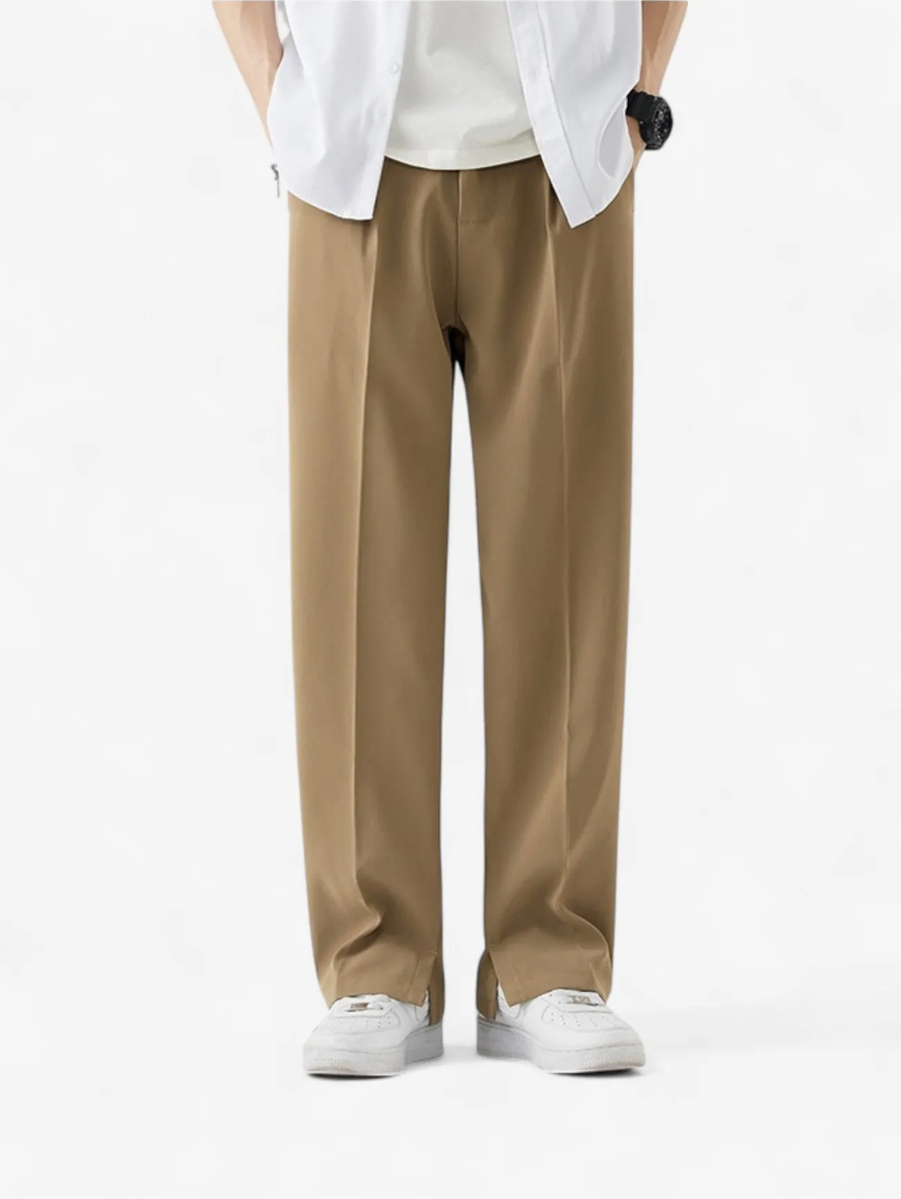 Foxes | Men’s Elastic Waist Casual Wide Leg Pants