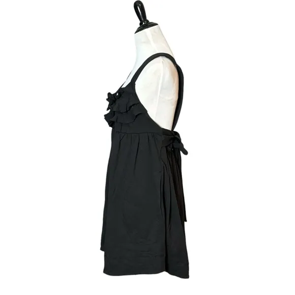 FREE PEOPLE BEACH THE VALLEY BLACK SLEEVELESS BABY DOLL MINI DRESS *NWOT*