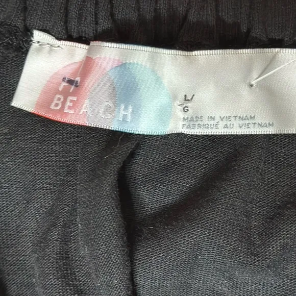FREE PEOPLE BEACH THE VALLEY BLACK SLEEVELESS BABY DOLL MINI DRESS *NWOT*