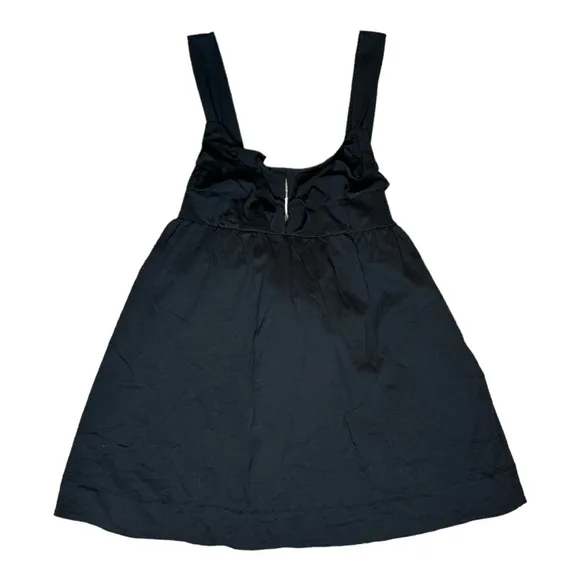 FREE PEOPLE BEACH THE VALLEY BLACK SLEEVELESS BABY DOLL MINI DRESS *NWOT*