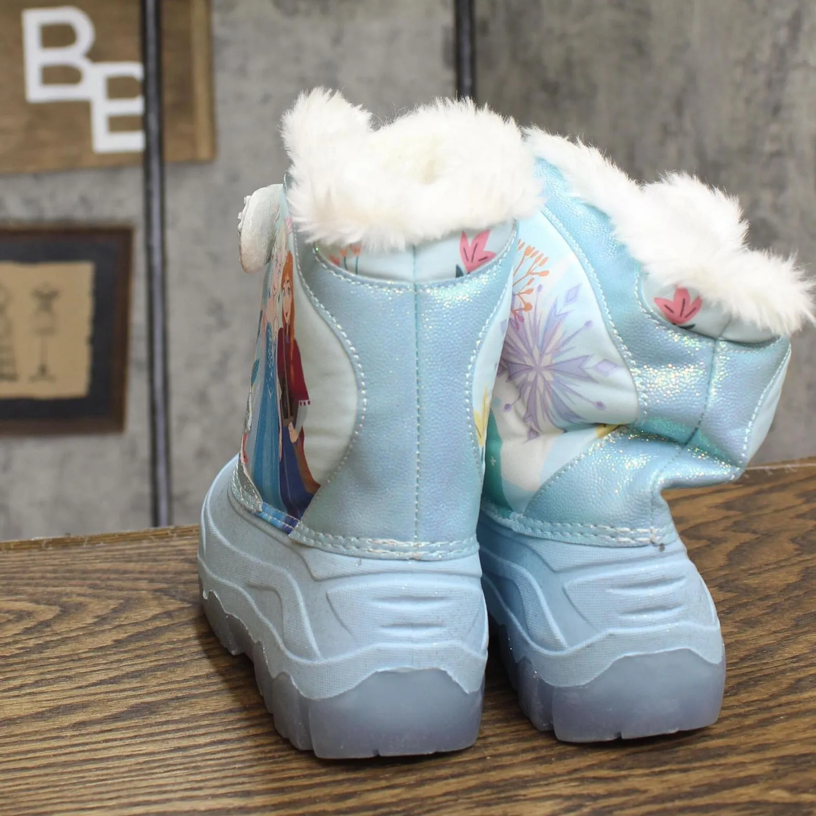 Frozen Toddler Girls Winter Boots 88236653 Blue 12T