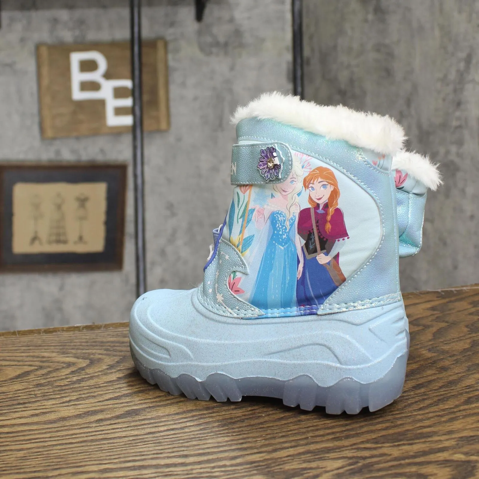 Frozen Toddler Girls Winter Boots 88236653 Blue 12T