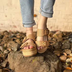 Funny Comfy Platform Wedge Sandals