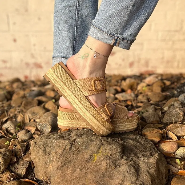 Funny Comfy Platform Wedge Sandals