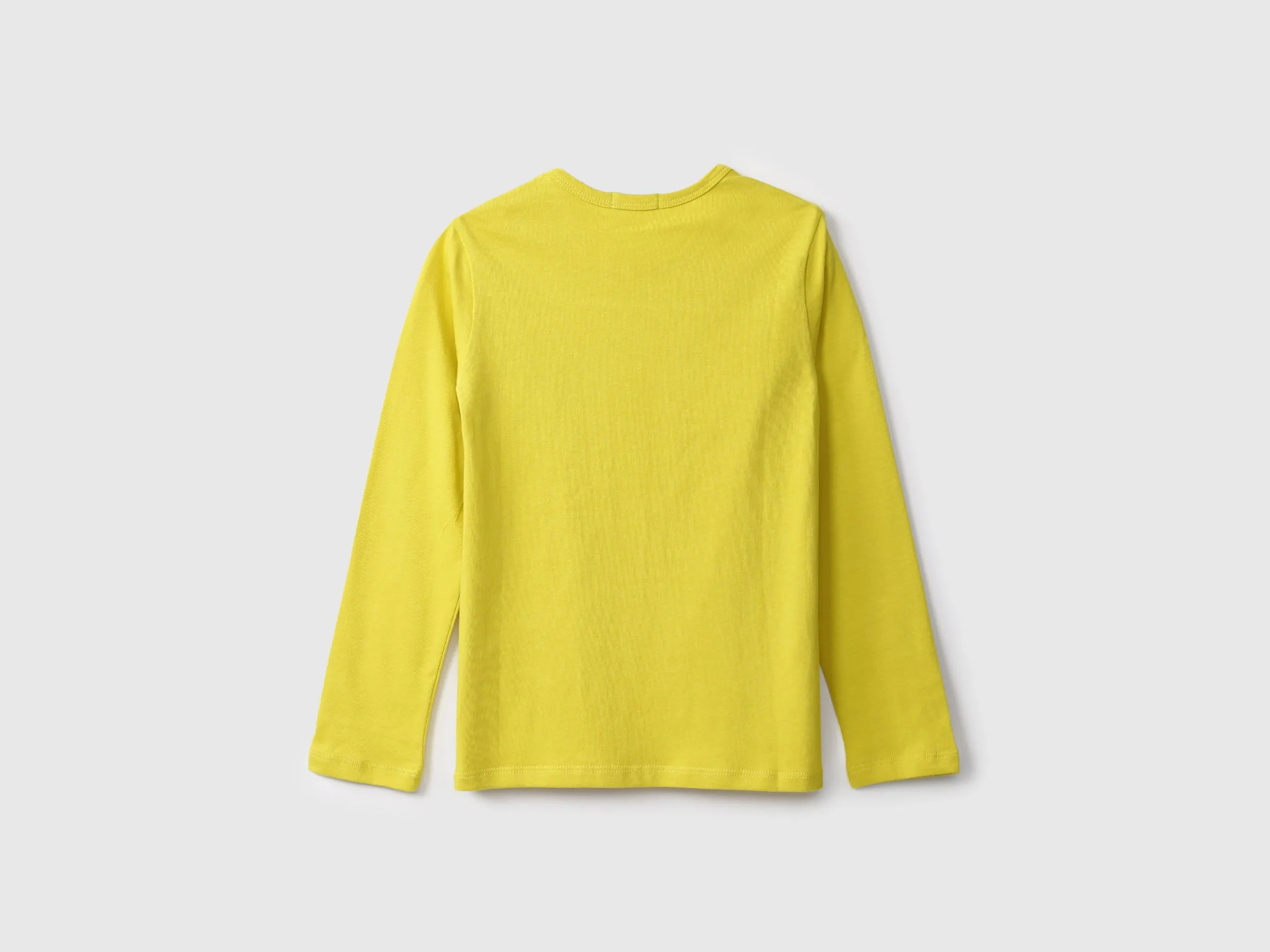 Girls Long Sleeve Yellow T Shirt