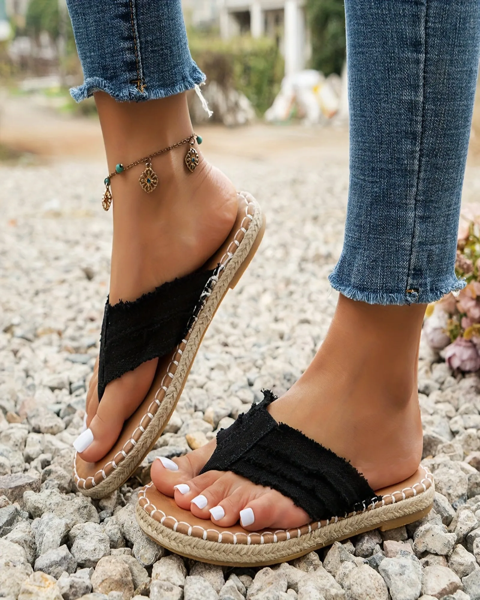 Hallie – Stylish Boho Open-Toe Sandals