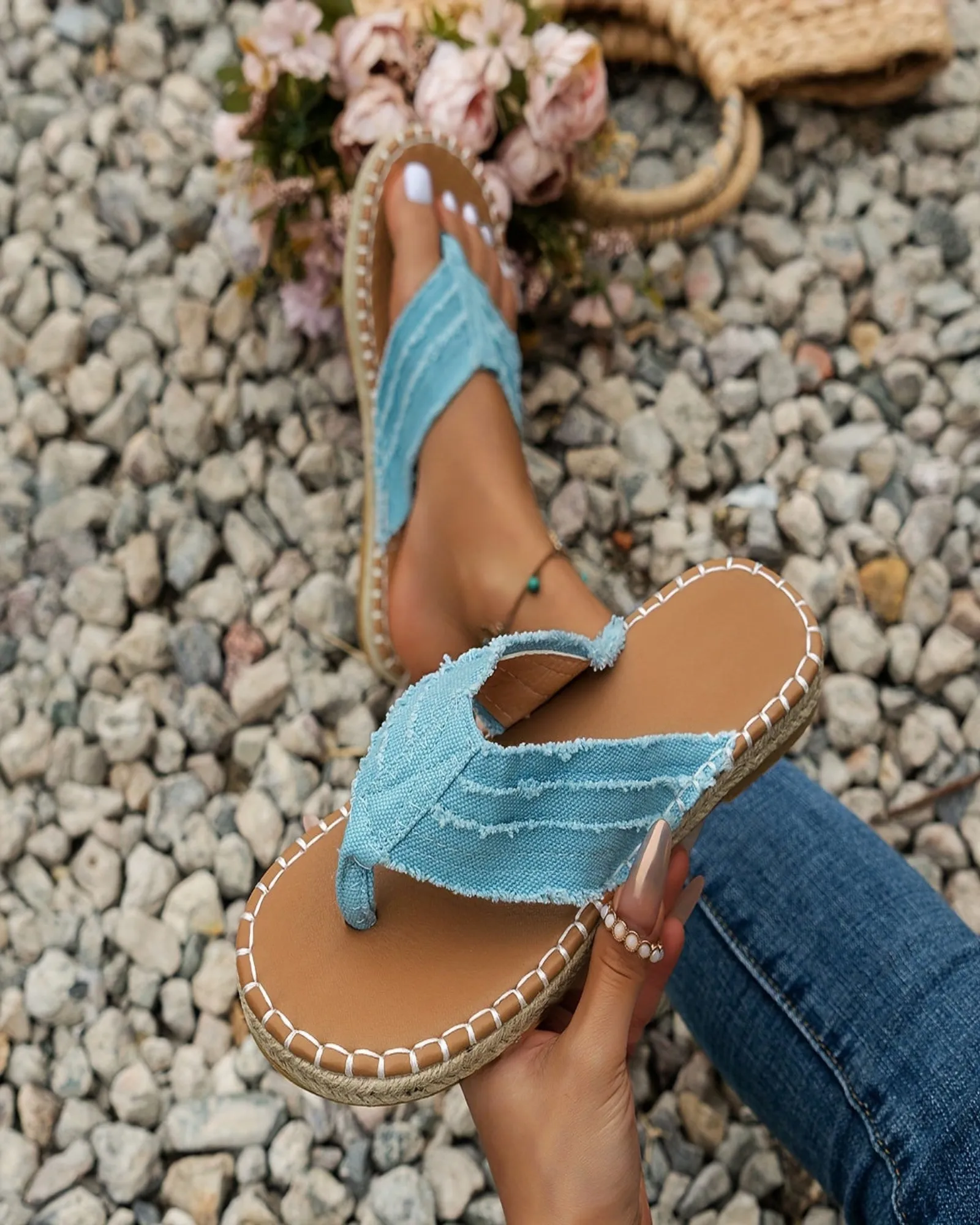 Hallie – Stylish Boho Open-Toe Sandals
