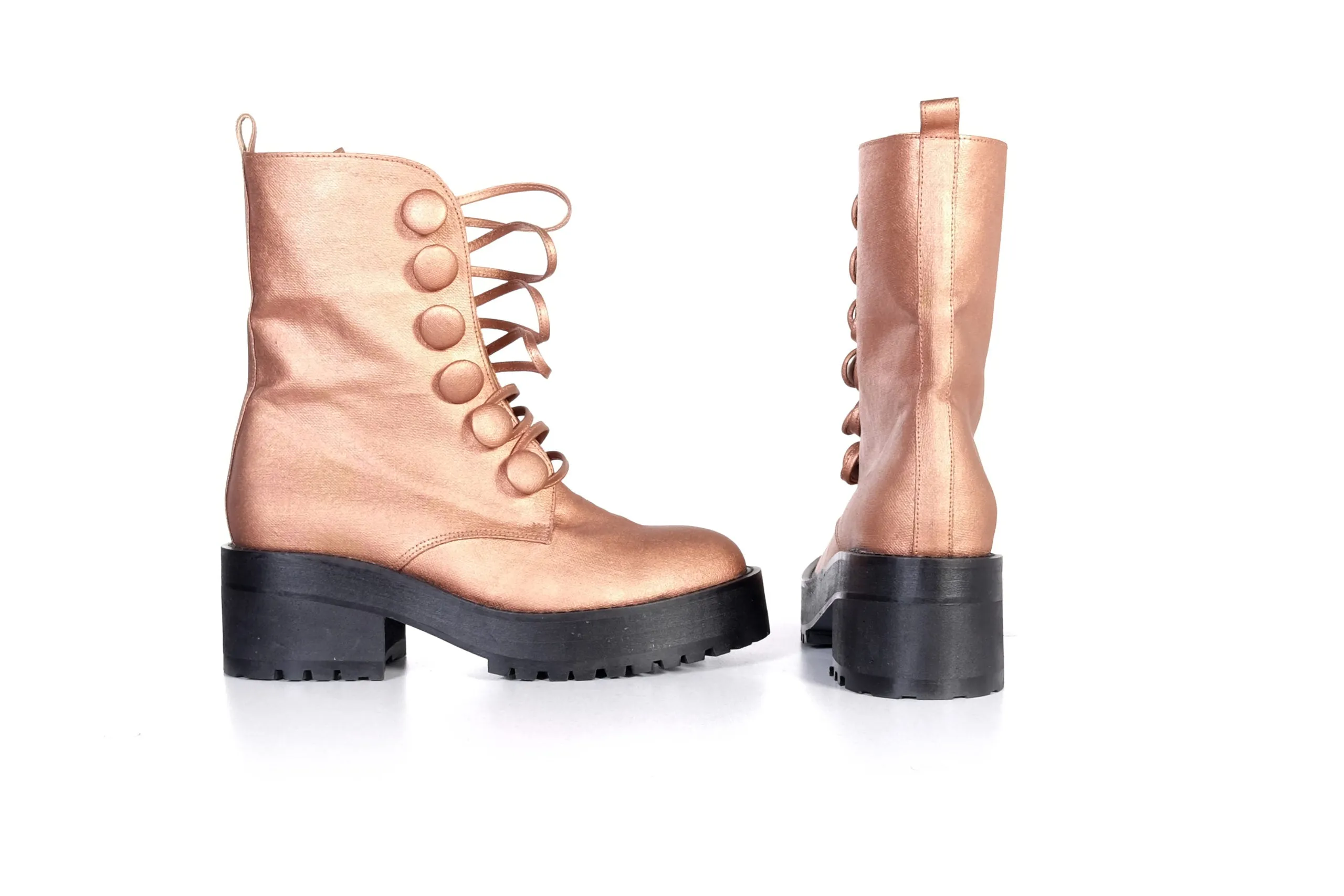 Handmade Boots with unique lace