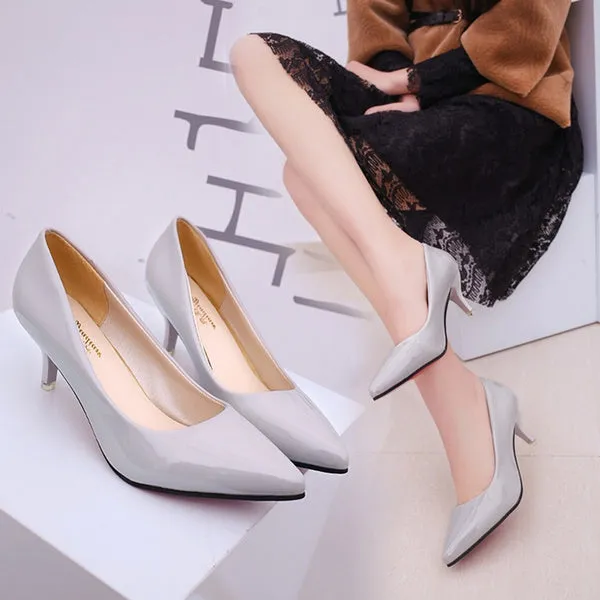 High Heels Shoes Spring Summer Elegant Female Office Shoes
