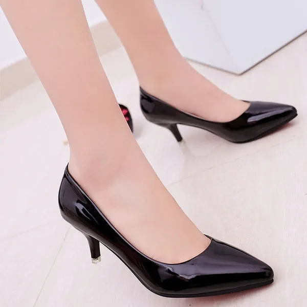 High Heels Shoes Spring Summer Elegant Female Office Shoes
