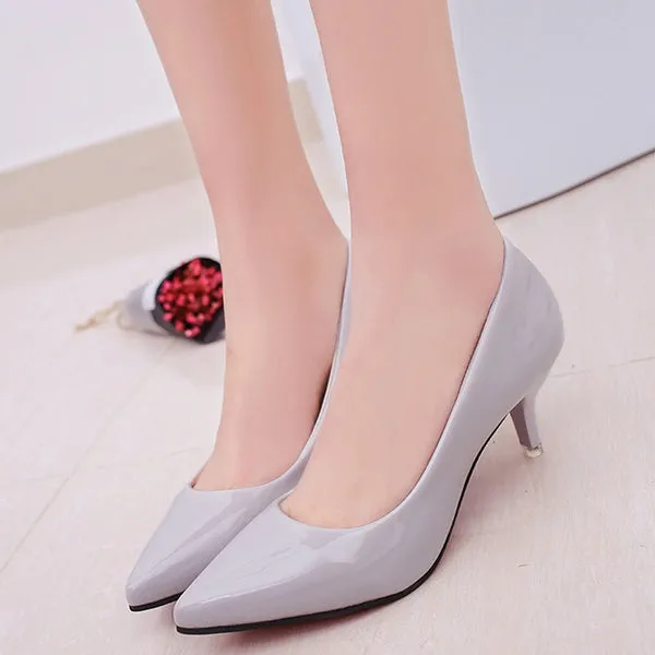 High Heels Shoes Spring Summer Elegant Female Office Shoes