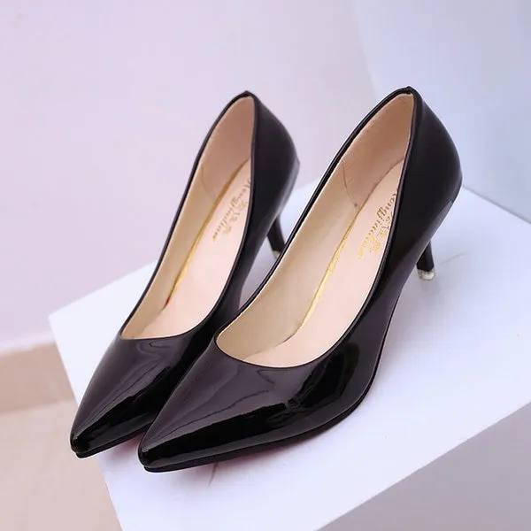 High Heels Shoes Spring Summer Elegant Female Office Shoes