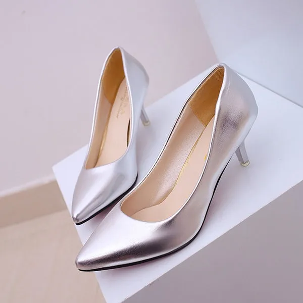 High Heels Shoes Spring Summer Elegant Female Office Shoes