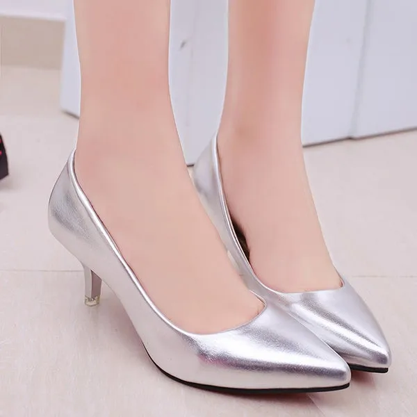 High Heels Shoes Spring Summer Elegant Female Office Shoes