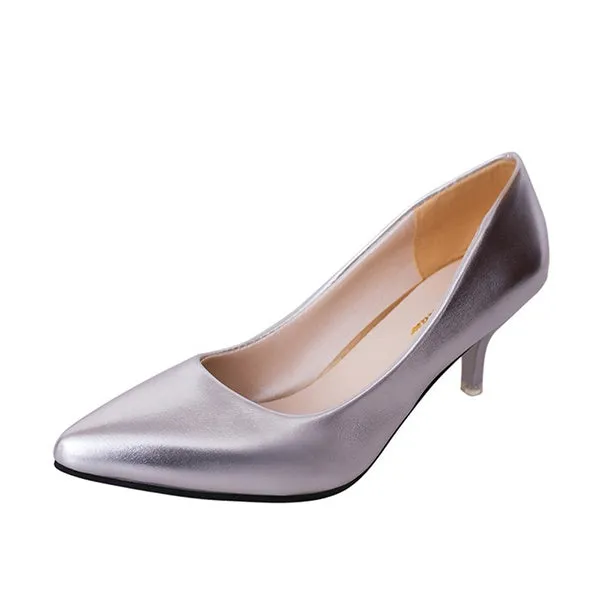 High Heels Shoes Spring Summer Elegant Female Office Shoes