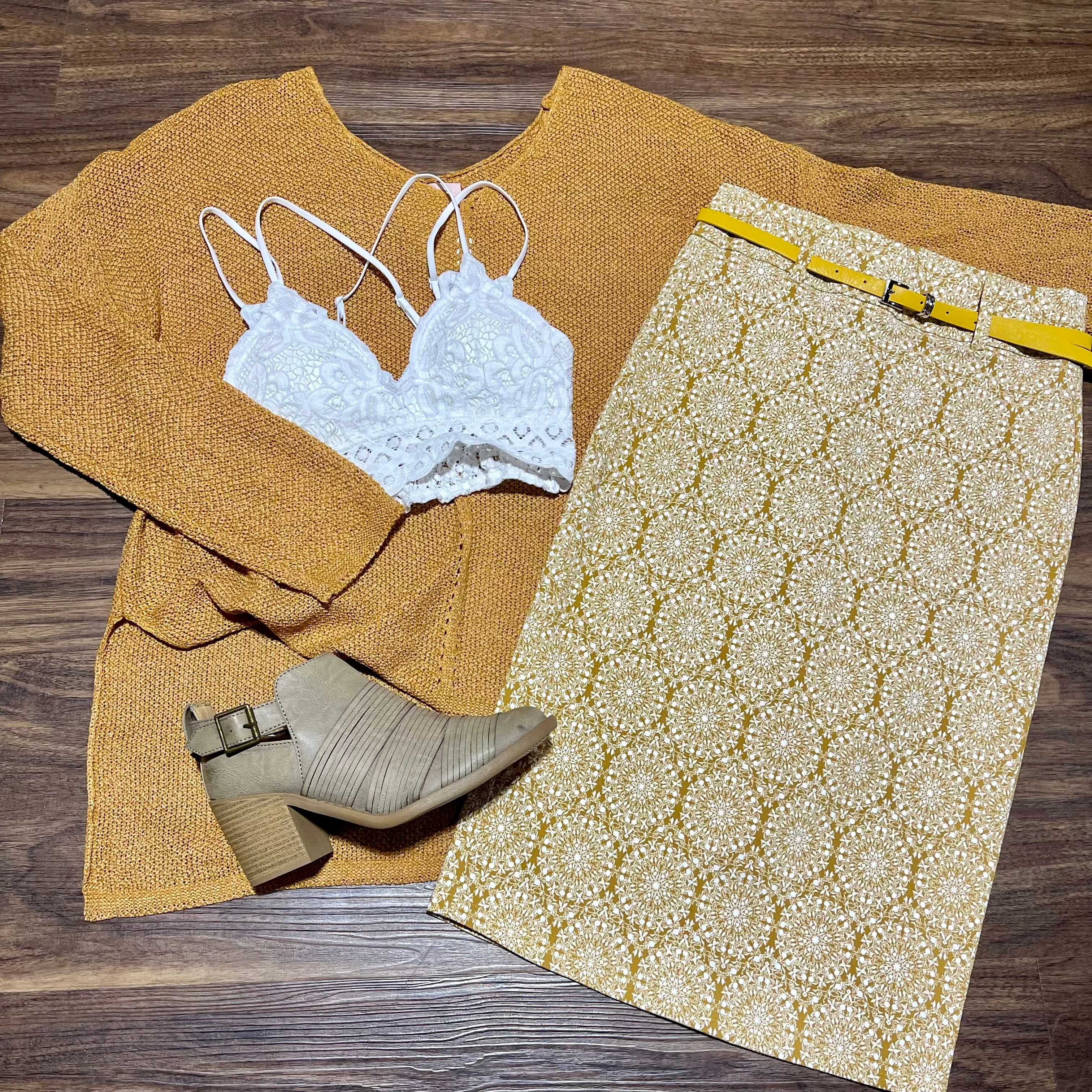 High Waist Pencil Skirt