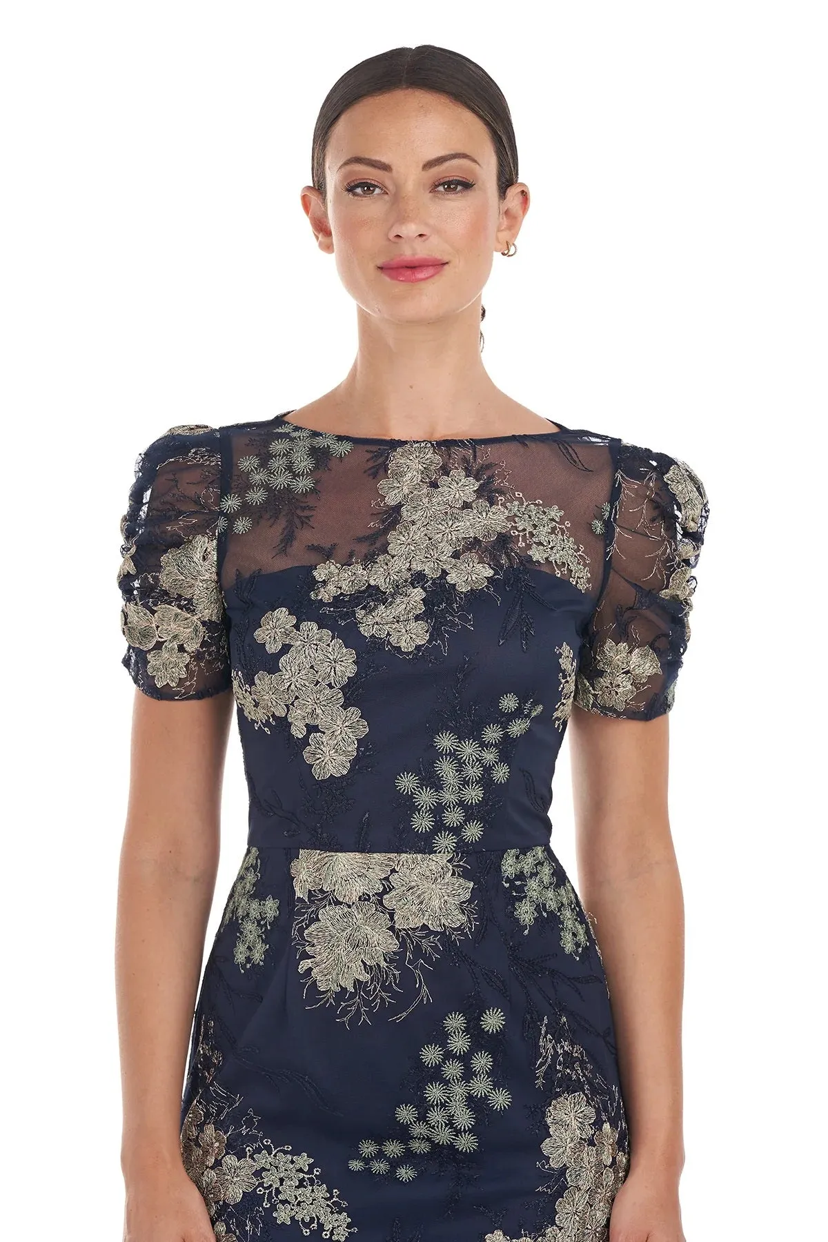 Hope Flounce Tea Length Dress