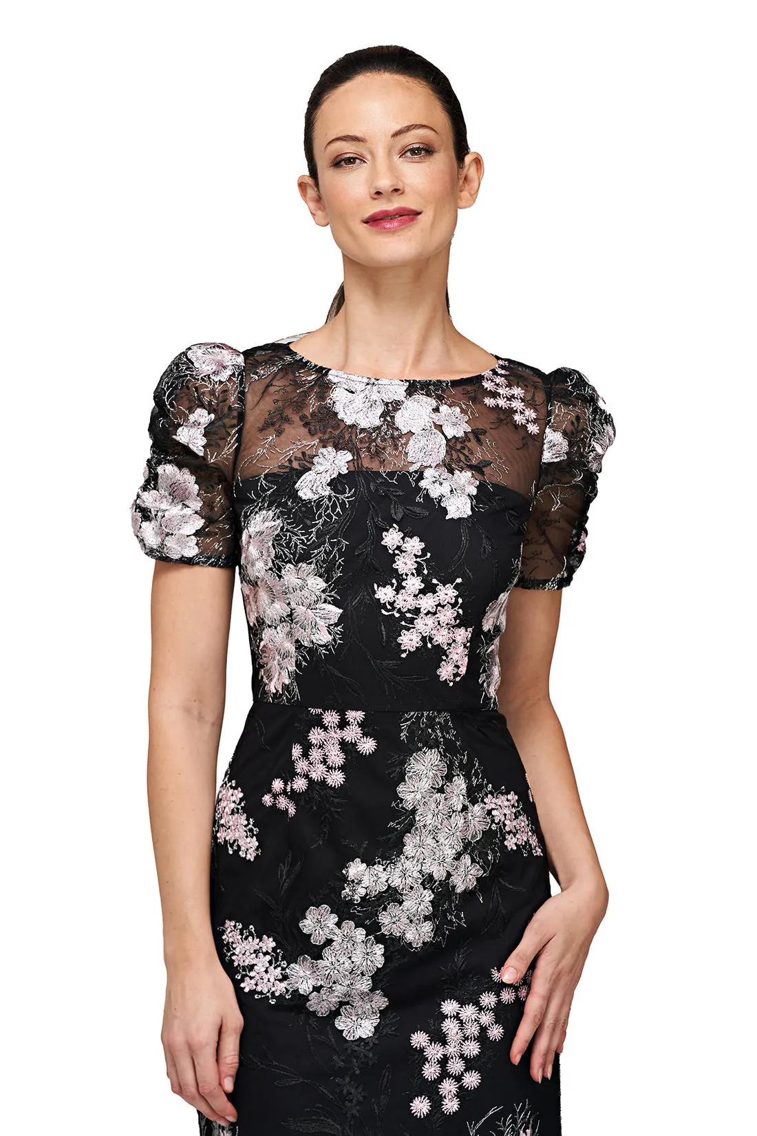 Hope Flounce Tea Length Dress
