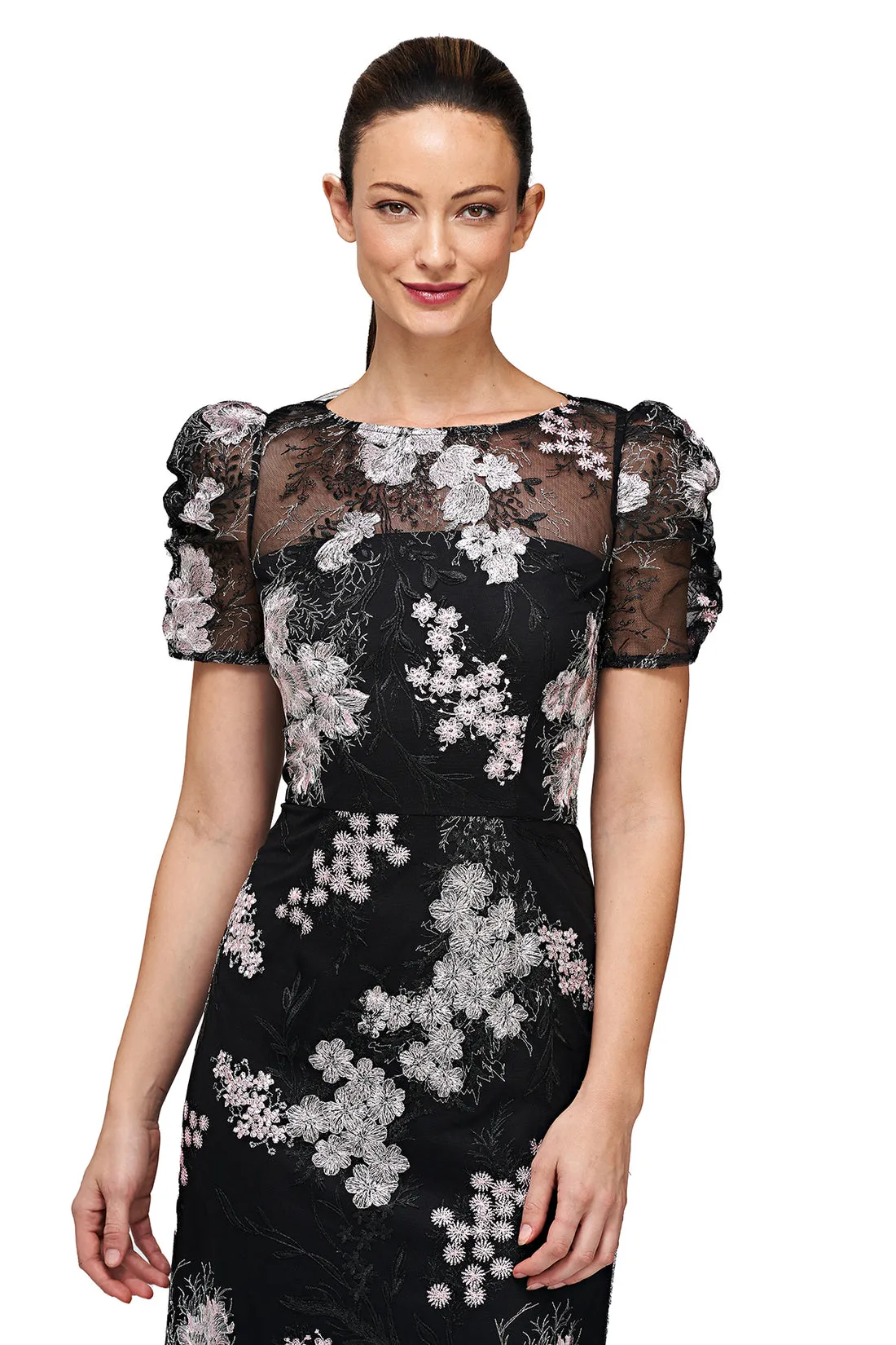 Hope Flounce Tea Length Dress