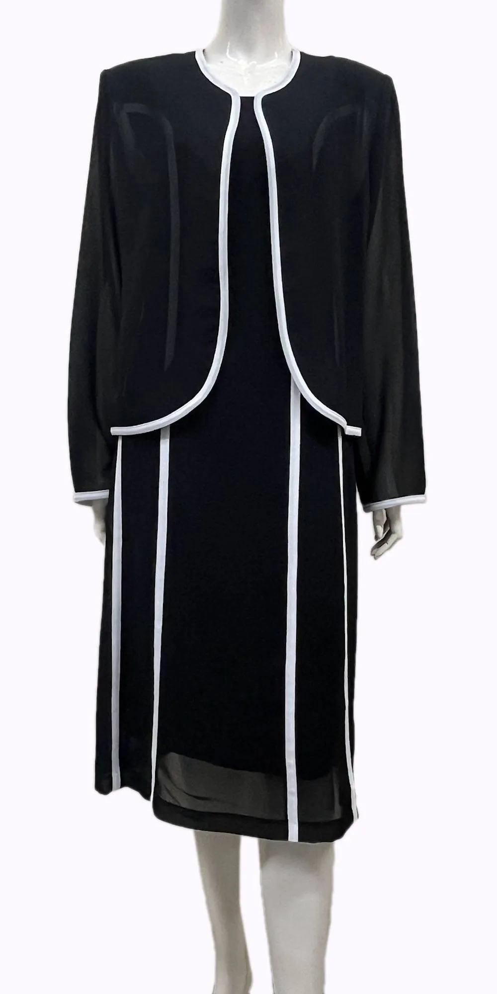 Hosanna 5539 Modest 2-Piece Set Tea Length Dress
