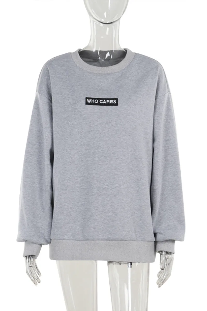 HTR1352 Casual Attitude Sweatshirt Top