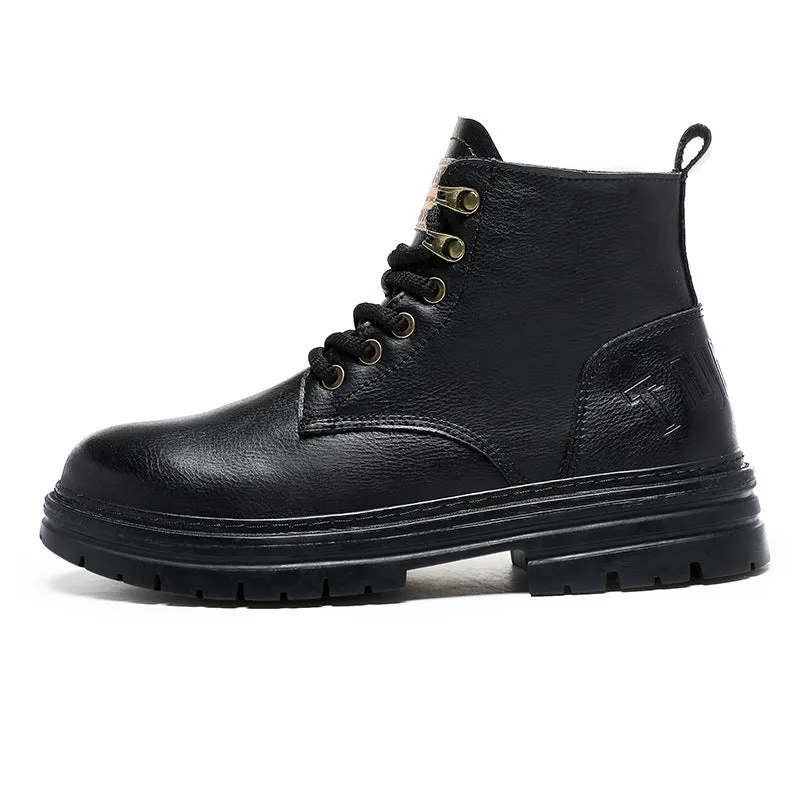 INSTOCK-2023 new trendy winter high-top knight motorcycle boots.