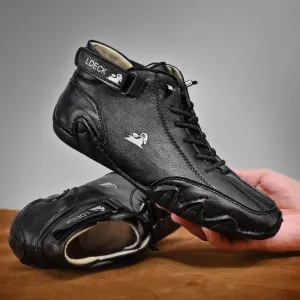 Italian Leather Casual Boots - Stylish Everyday Footwear