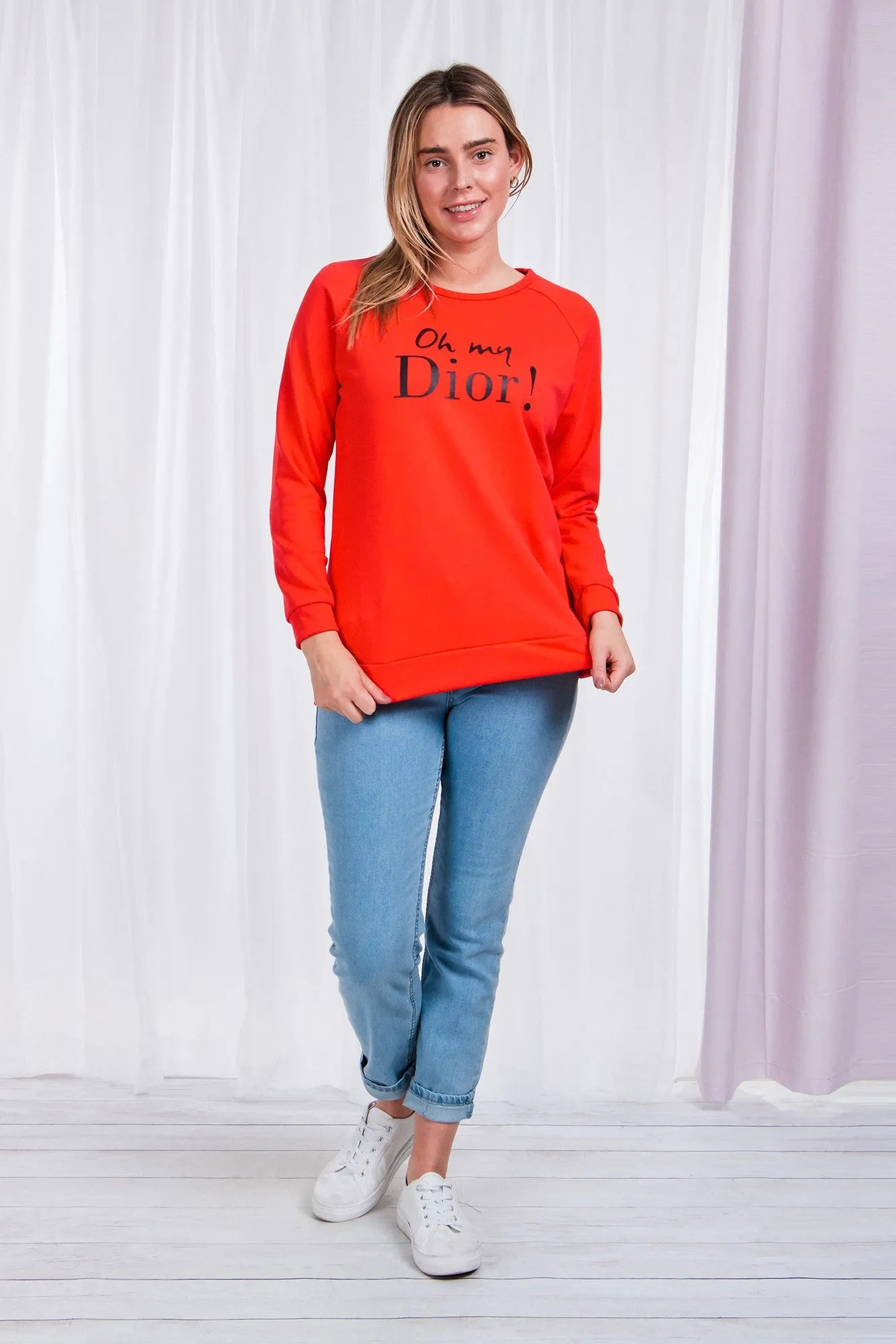 JADORE GRAPHIC PRINT PULLOVER