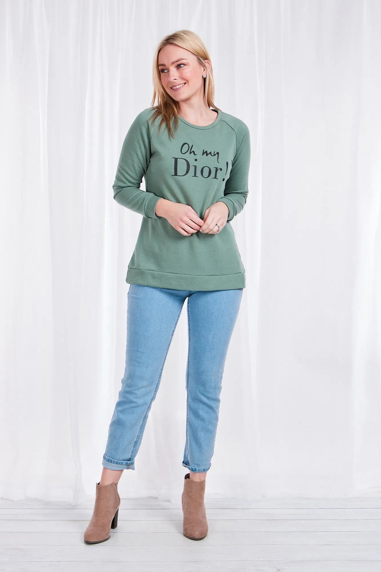 JADORE GRAPHIC PRINT PULLOVER