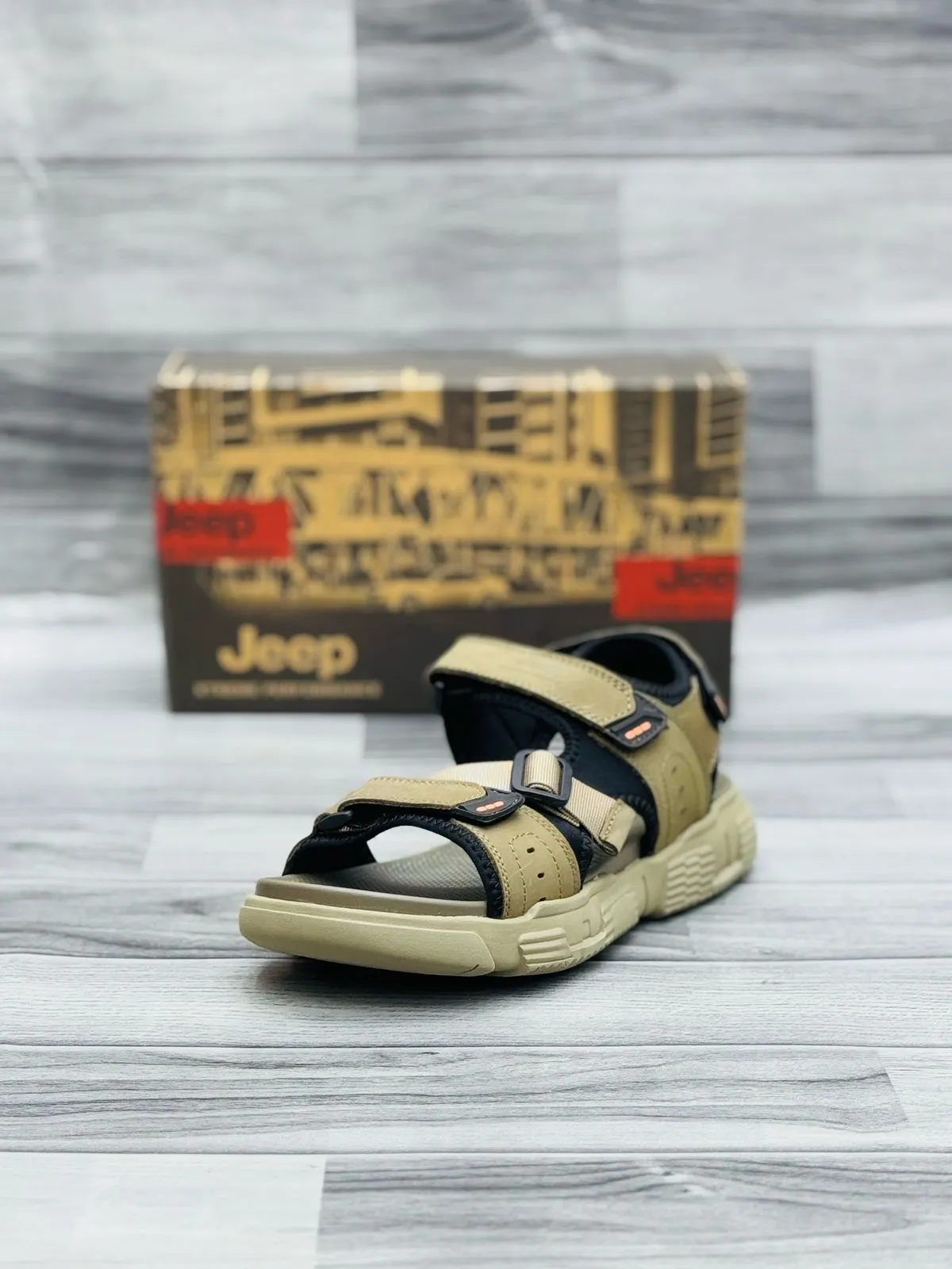 Jeep Tactical Outdoor Sandals – Durable & Adjustable