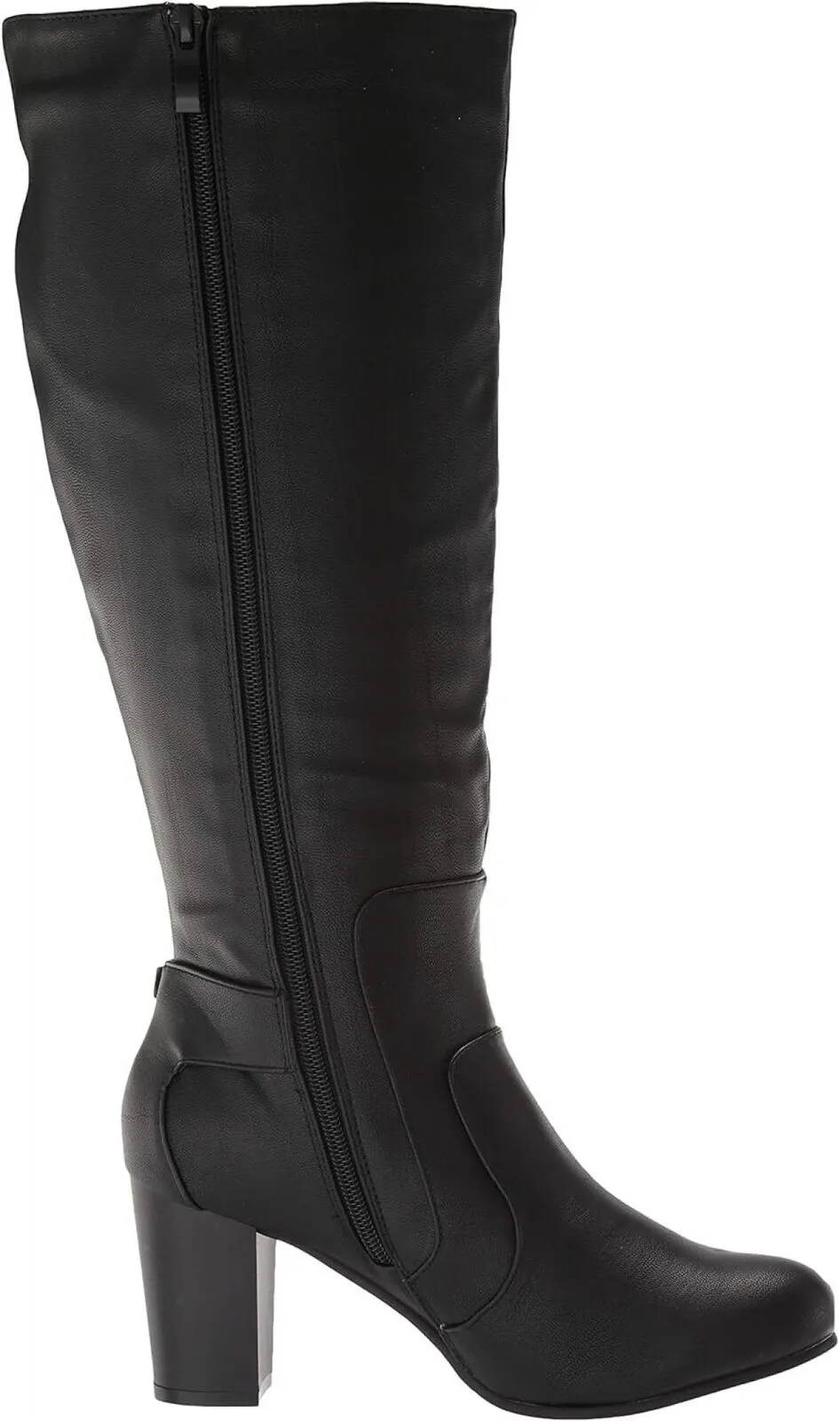 Journee Collection Womens Carver Wide Calf Knee-High Boots Black 8M-WC