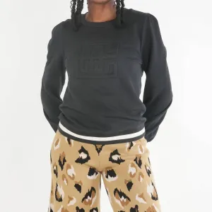 Julia Pullover Sweater In Black