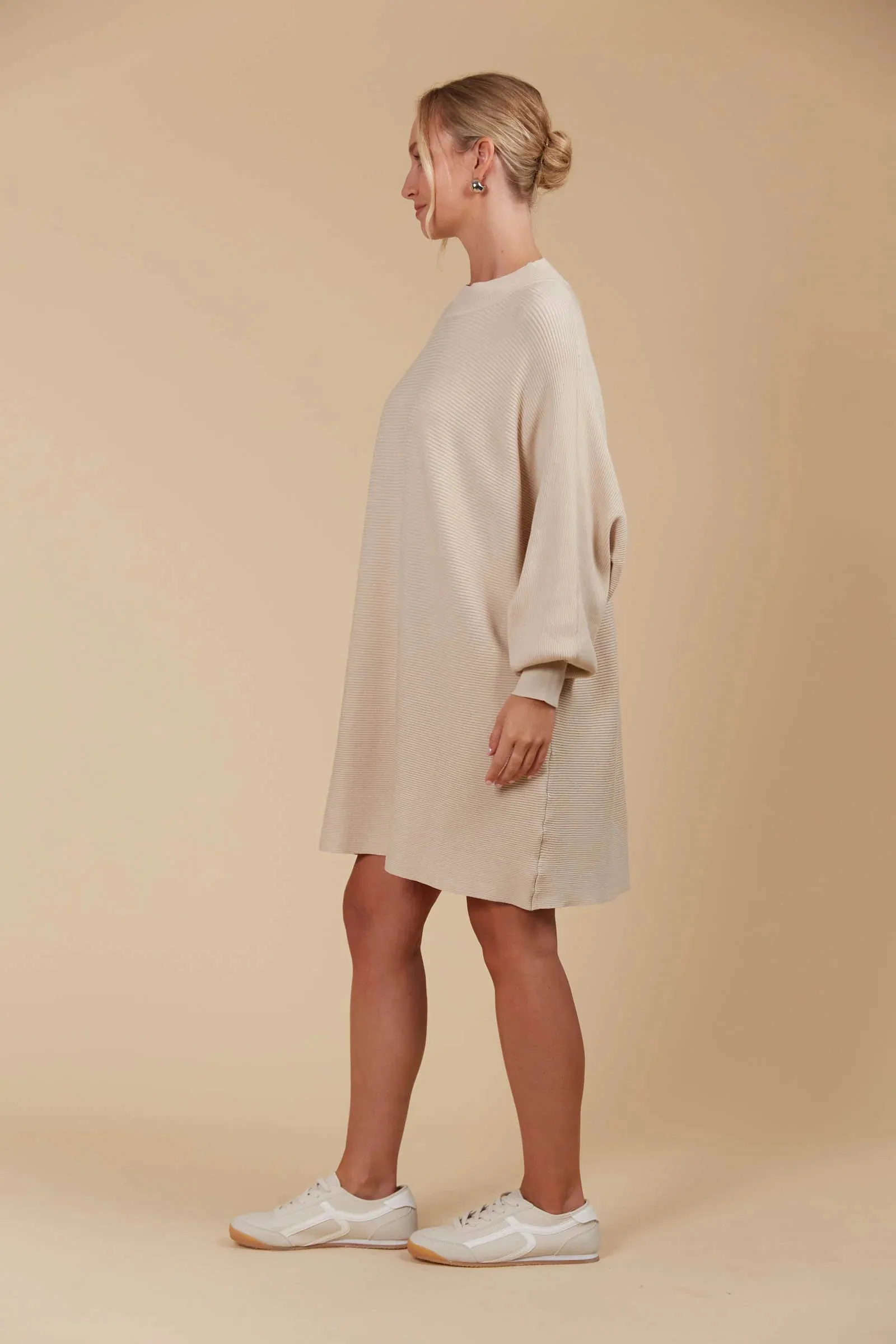 Juno Relaxed Jumper - Canvas