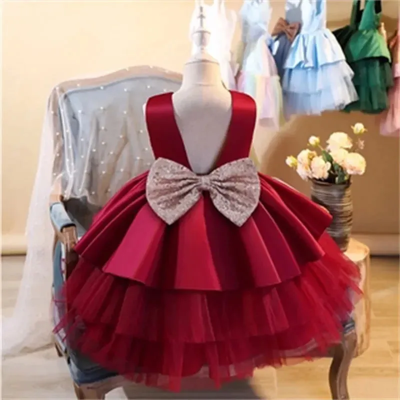 Kids Girls  Dress For Christmas New Year