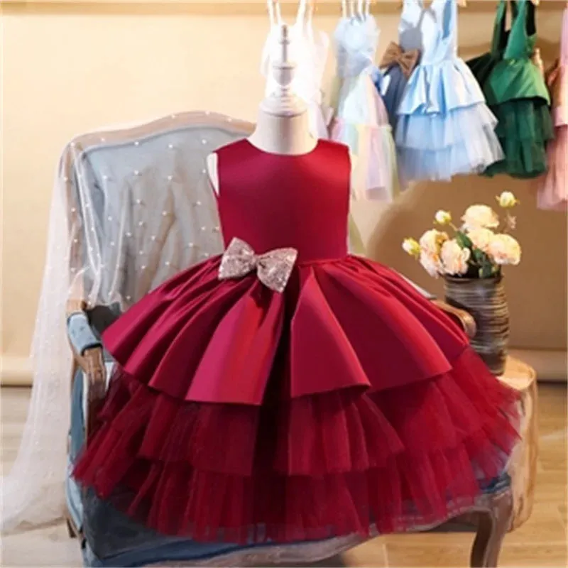 Kids Girls  Dress For Christmas New Year
