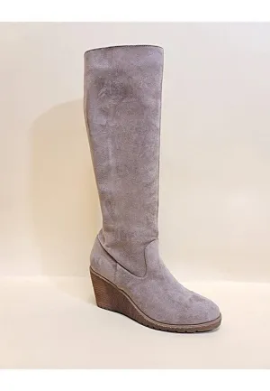 Knee High Wedge Boots