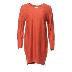 Lauren - Solid Rooibos Tea Orange Sweater Knit