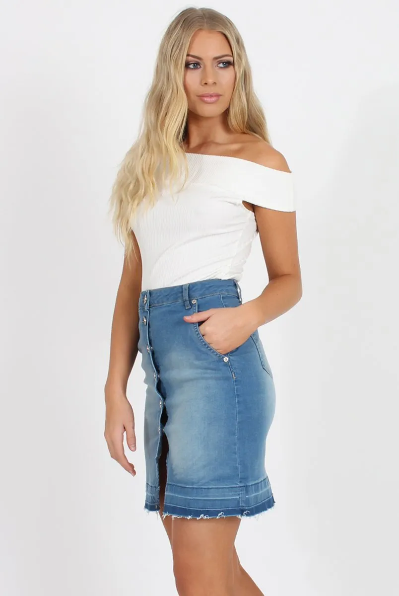 Light blue Denim Skirt - Robyn