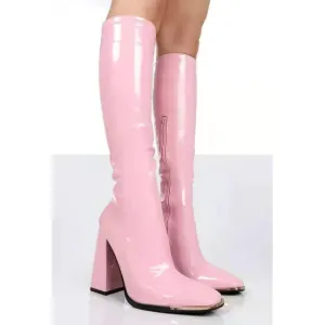 Light Pink Go-Go Boots