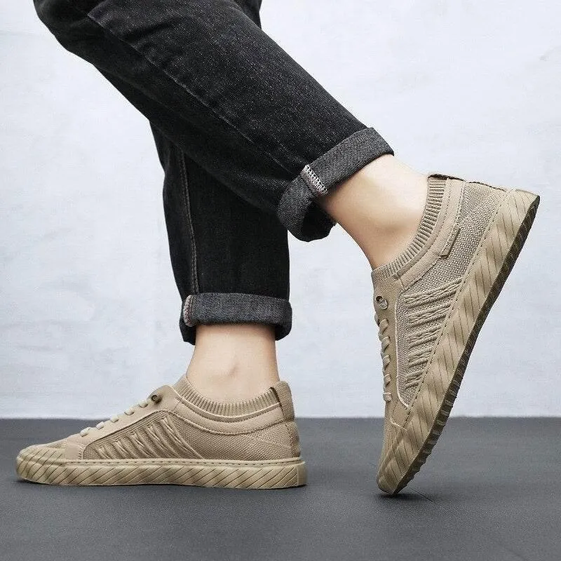 Lightweight Breathable Mesh Sneakers - Casual Comfort Footwear