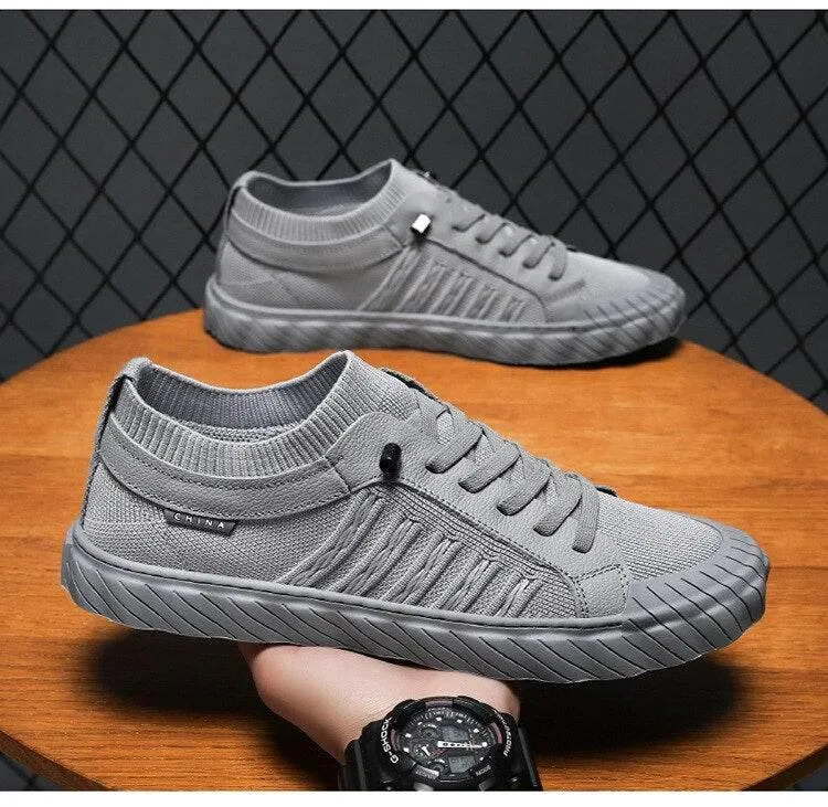 Lightweight Breathable Mesh Sneakers - Casual Comfort Footwear