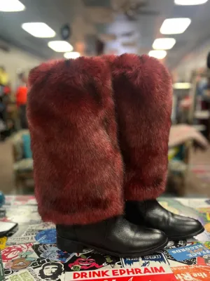 LOCALLY MADE FAUX FUR ILLUSION BOOTS